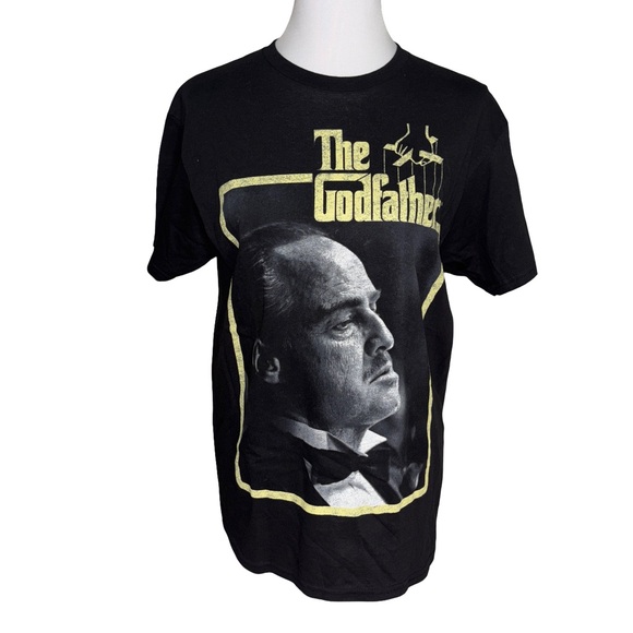 Black The Godfather Graphic T-Shirt - Picture 1 of 3